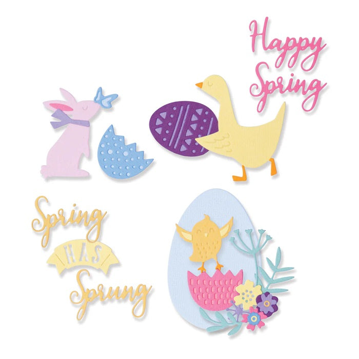 Spring Has Sprung Thinlits Dies - Olivia Rose - Sizzix