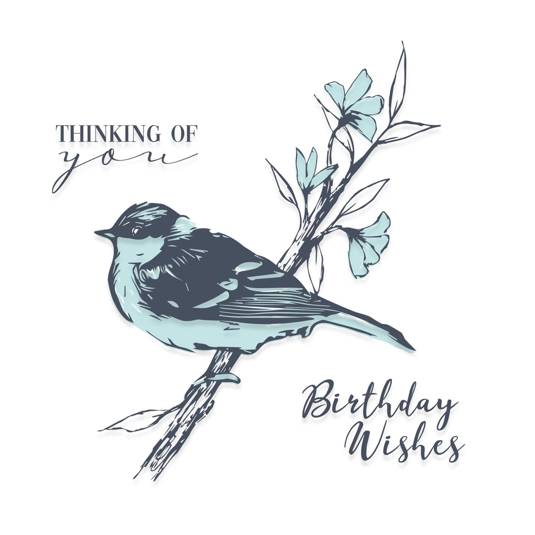 Summer Bird Layered Clear Stamps - Olivia Rose - Sizzix