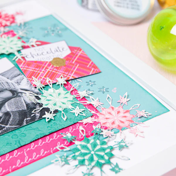 Winter Snowflakes Switchlits Embossing Folder - Kath Breen - Sizzix