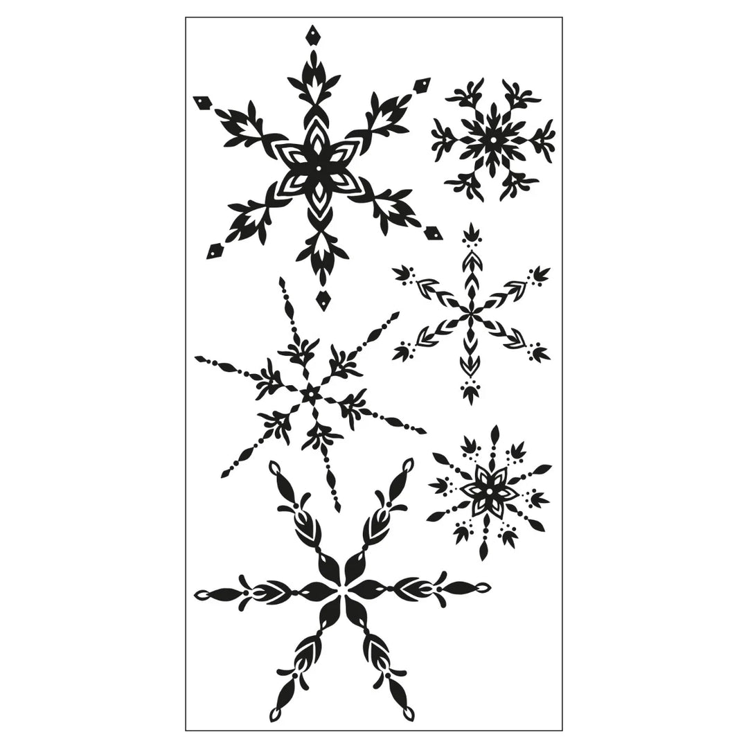 Snowflakes Layered Clear Stamps - Olivia Rose - Sizzix