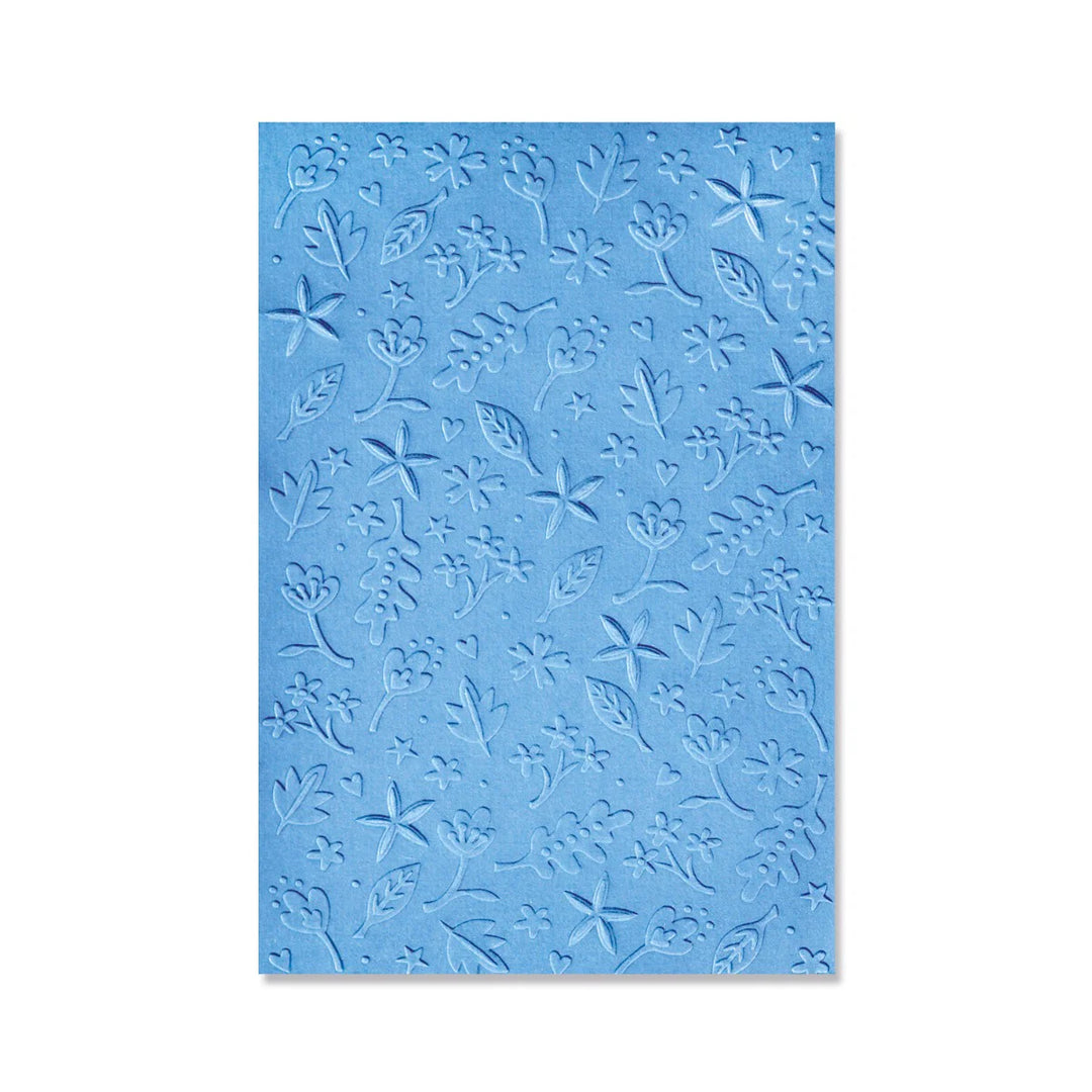 Drifting Leaves Multi-Level Textured Impressions Embossing Folder - Olivia Rose - Sizzix
