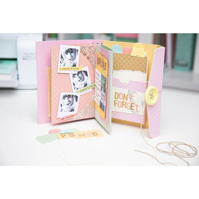 Library Pocket ATC Card & Tabs Thinlits Die Set - Eileen Hull - Sizzix-Clearance
