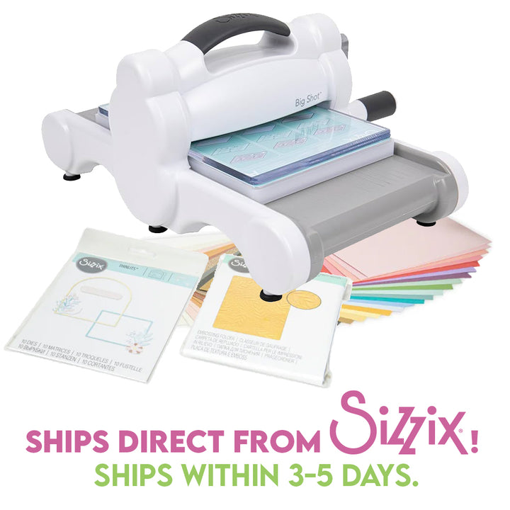 New Big Shot Starter Kit White & Gray   - Sizzix