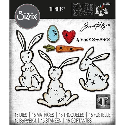Bunny Stitch Thinlits Die Set - Tim Holtz - Sizzix