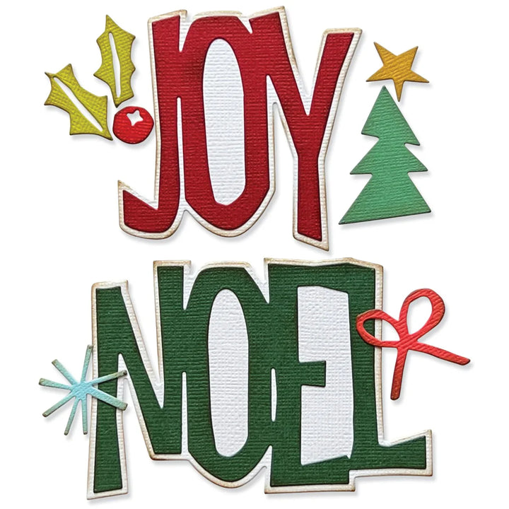 Big Tidings Thinlits Die Set by Tim Holtz - Sizzix
