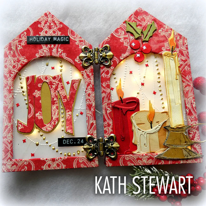 Big Tidings Thinlits Die Set by Tim Holtz - Sizzix