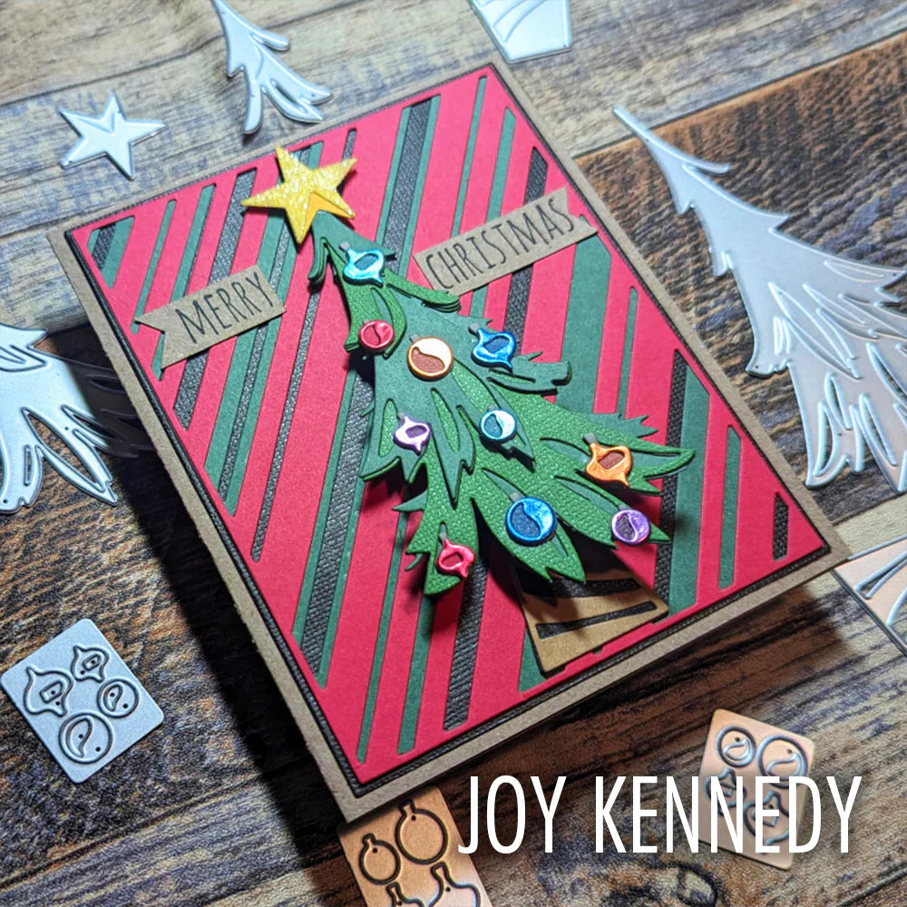 View 6 of Trim a Tree Thinlits Die Set - Colorize by Tim Holtz - Sizzix