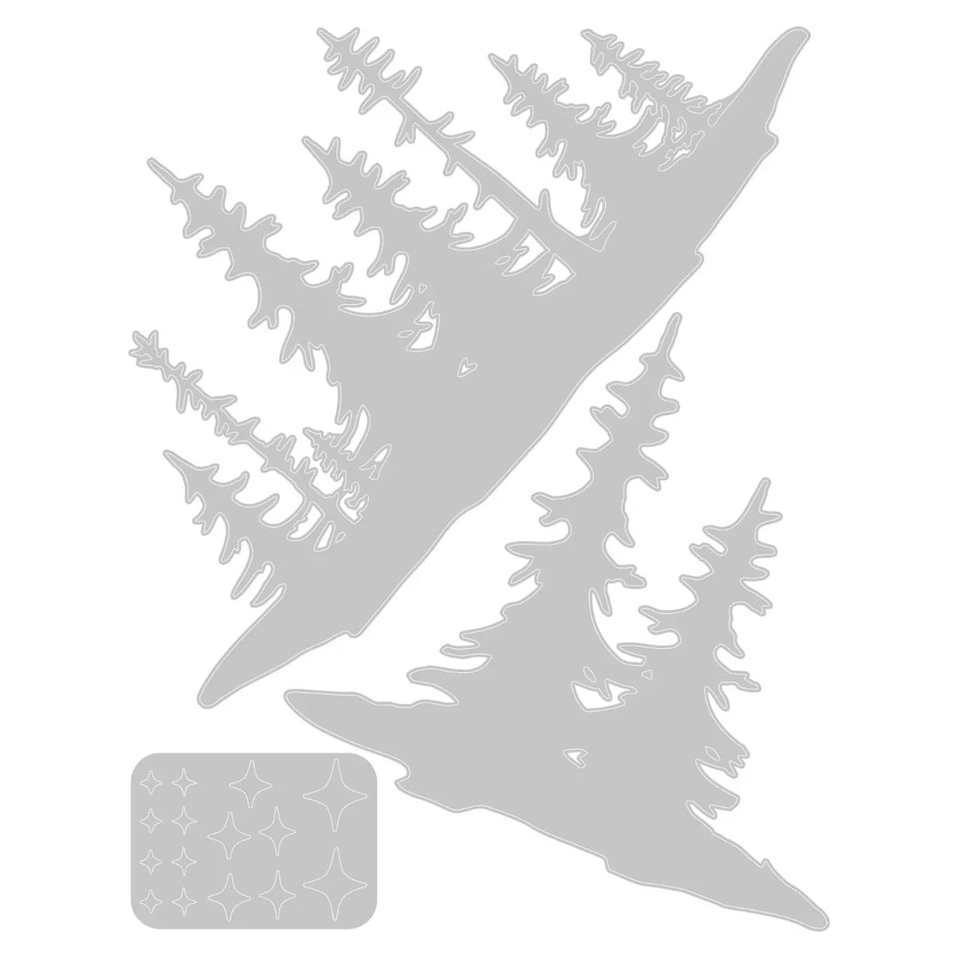 View 2 of Forest Shadows Thinlits Die Set by Tim Holtz - Sizzix