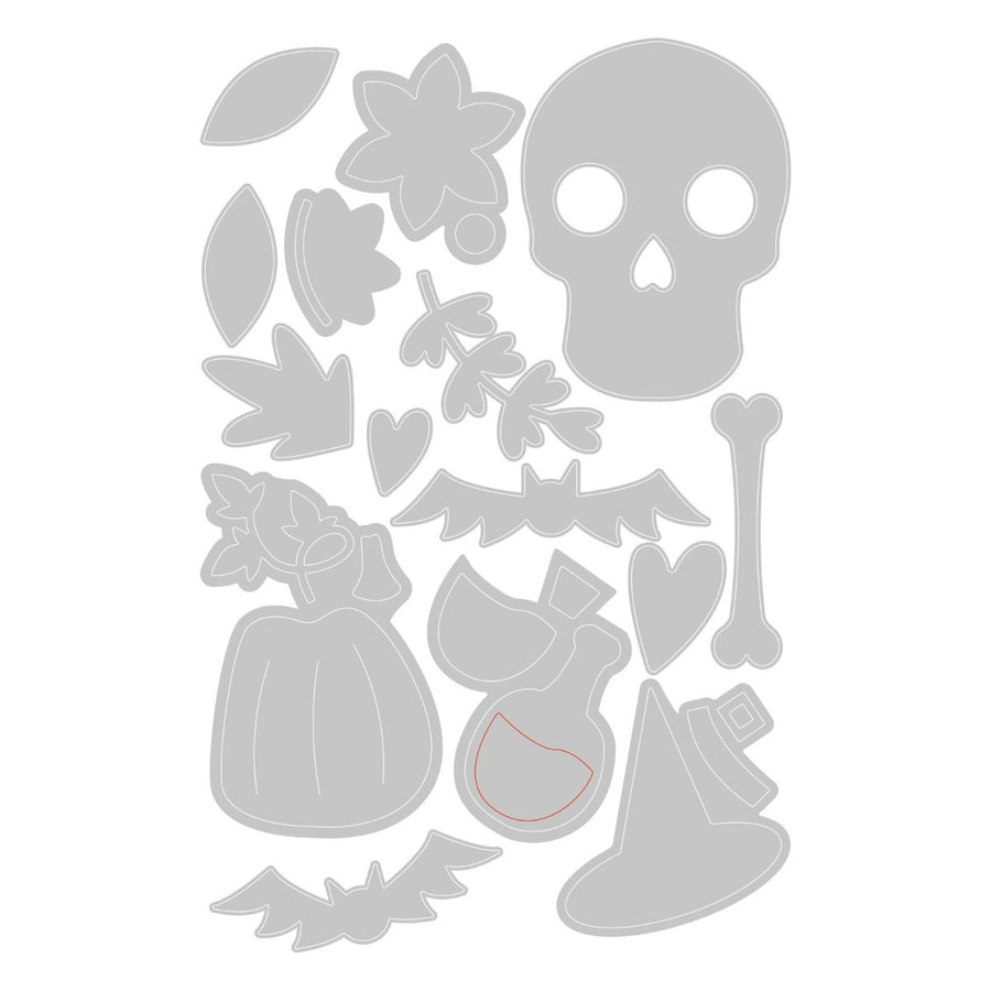 Spooky Icons Thinlits Die - Lisa Jones - Sizzix