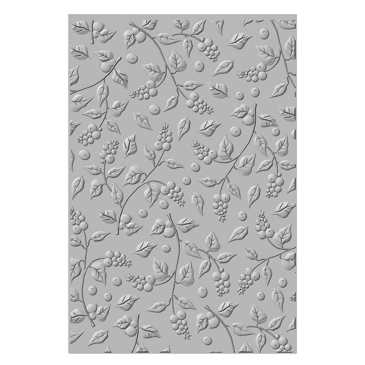 Snowberry 3DTextured Emboss Folder  - Sizzix