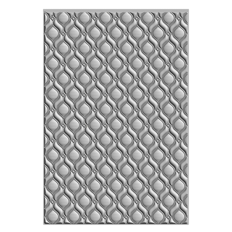 Ornate Repeat 3DTextured A5 Emboss Folder  - Sizzix