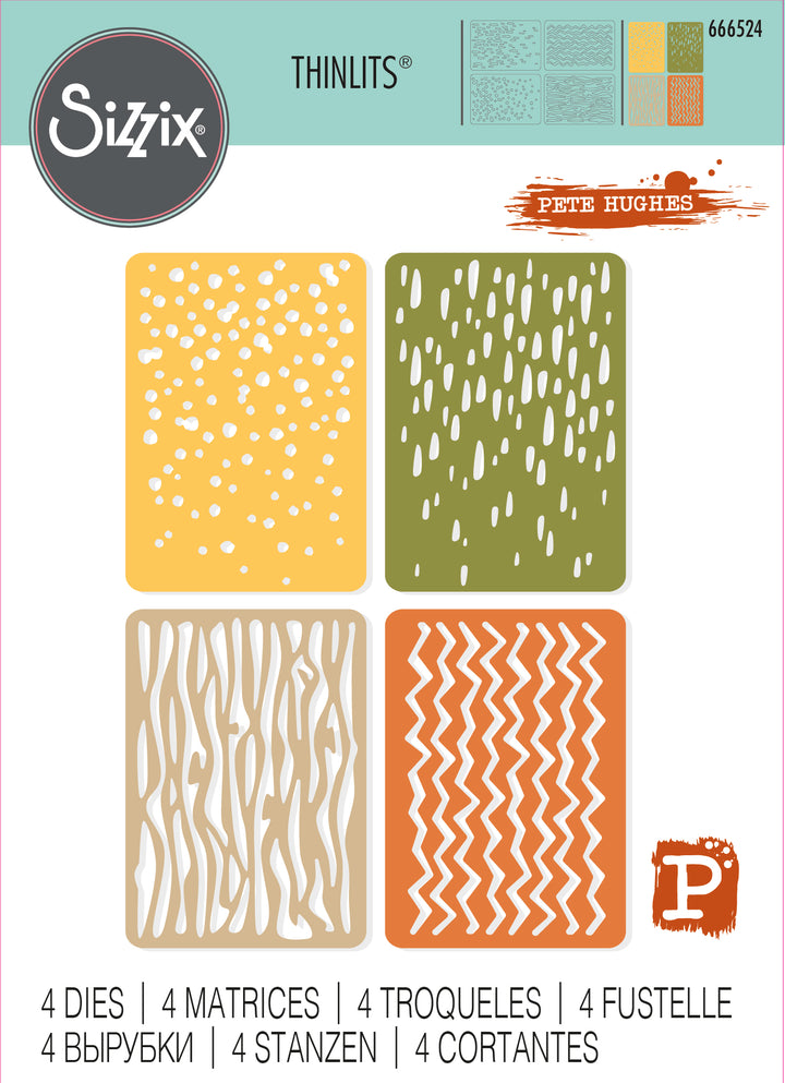 Infinite Doodles #2 Thinlits Die- Pete Hughes-Sizzix