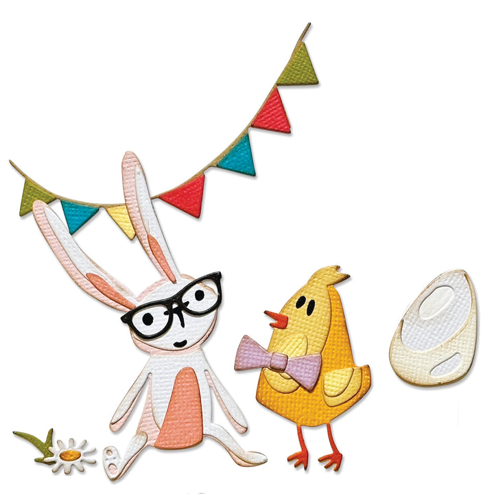 Vault Bunny + Chick Thinlits Die Set by Tim Holtz - Sizzix