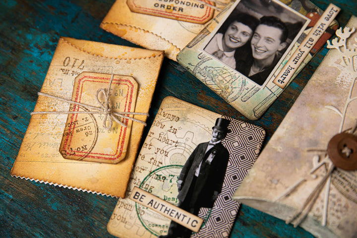 Vault Pillow Box + Bag Thinlits Die Set by Tim Holtz - Sizzix