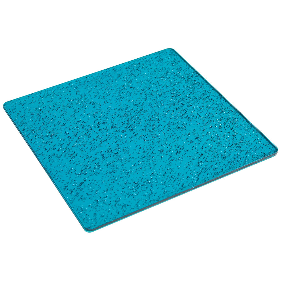 Teal w/ Glitter Accessory Cutting Pads 6" x 6" by Stacey Park - Sizzx