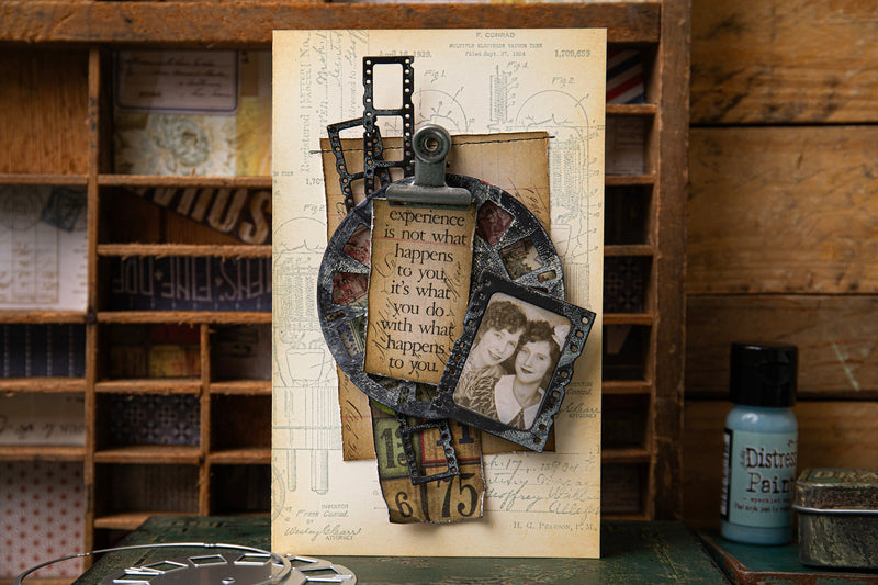 View 3 of Picture Show Thinlits Die Set - Back from the Vault by Tim Holtz - Sizzix