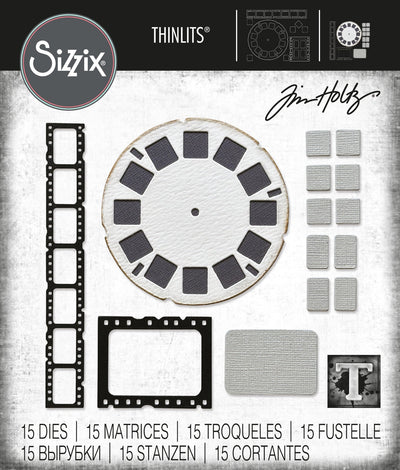 Picture Show Thinlits Die Set - Back from the Vault by Tim Holtz - Sizzix