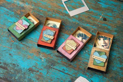View 3 of Matchbox Thinlits Die Set  - Back from the Vault by Tim Holtz - Sizzix