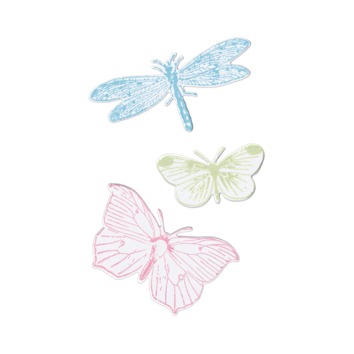 View 7 of Framelits Die Set 3PK w/3PK Stamps Engraved Wings by 49 and Market - Sizzix