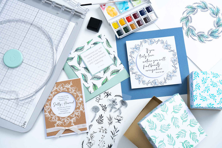View 2 of Garden Botanicals Clear Stamps Set by Lisa Jones - Sizzix