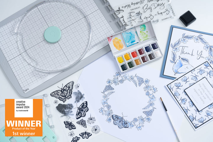 View 5 of Nature Butterflies Clear Stamp Set by Lisa Jones - Sizzix