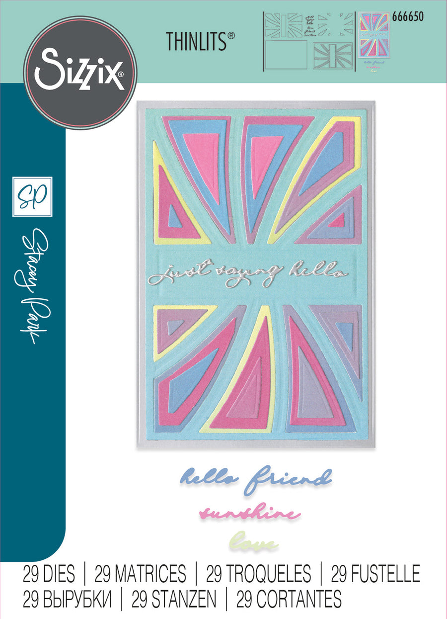 Swank Spirals Thinlits Dies Set (Cosmopolitan Series) by Stacey Park - Sizzix