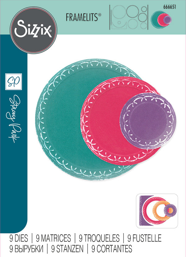 Alena Arched Circles Framelits Dies from the Fanciful series by Stacey Park - Sizzix