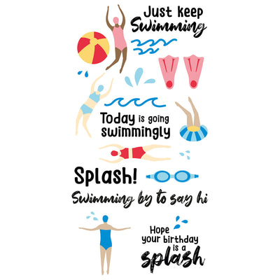 Synchronized Swimmers Clear Stamps by Catherine Pooler - Sizzix 