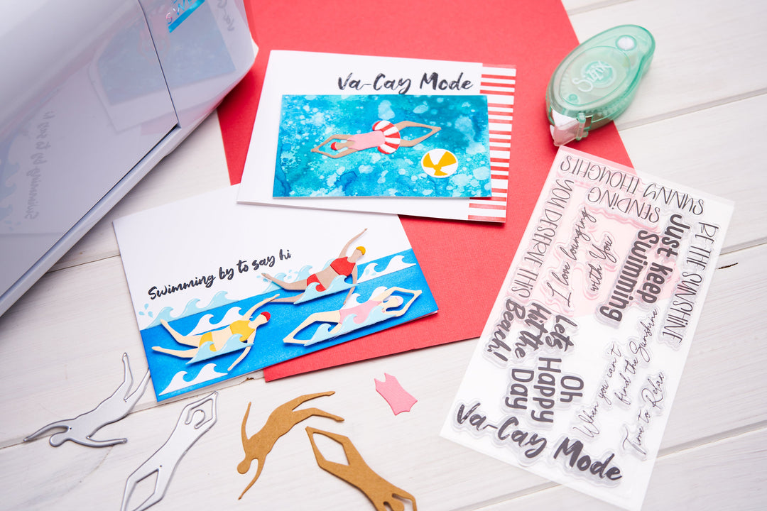 View 2 of Synchronized Swimmers Clear Stamps by Catherine Pooler - Sizzix