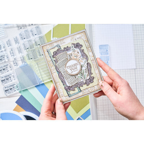 View 3 of Forever Journal A5 Framelits Die Clear Stamps by 49 and Market Collection - Sizzix