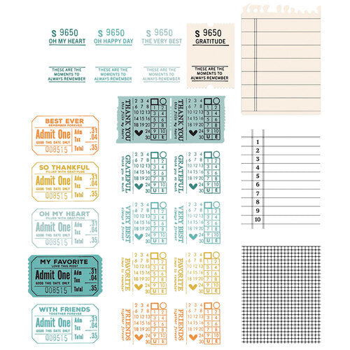 View 4 of Forever Journal A5 Framelits Die Clear Stamps by 49 and Market Collection - Sizzix