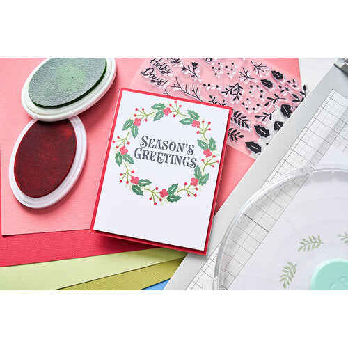 View 3 of Happy Holly Days Clear Stamps Set by Catherine Pooler - Sizzix