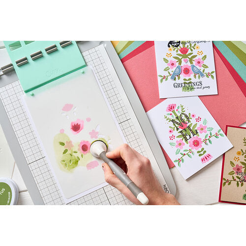 View 6 of Folk Tree A6 Layered Stencils by Catherine Pooler - Sizzix