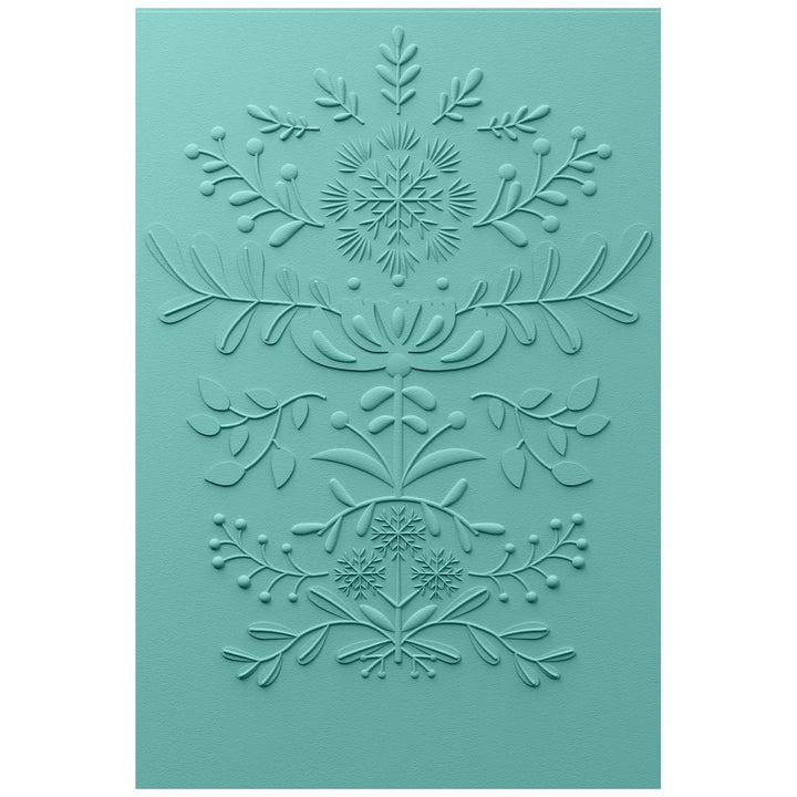 View 5 of Yuletide 3-D Textured Impressions Embossing Folder by Catherine Pooler - Sizzix