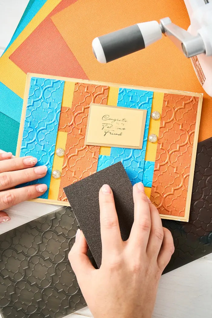 View 2 of Textures from Afar 3-D Textured Impressions Embossing Folder by Stacey Park - Sizzix
