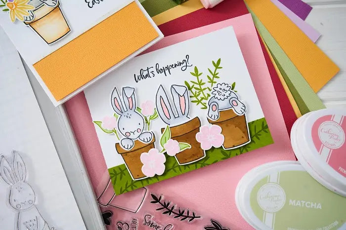 View 2 of Bunny Bits & Blooms Clear Stamps (12 Pack) - Catherine Pooler - Sizzix