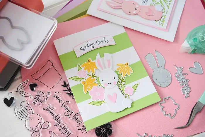 View 7 of Bunny Bits & Blooms Clear Stamps (12 Pack) - Catherine Pooler - Sizzix