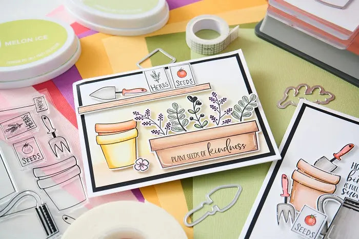 View 4 of Greenhouse Finds Clear Stamps (14 Pack) - Catherine Pooler - Sizzix