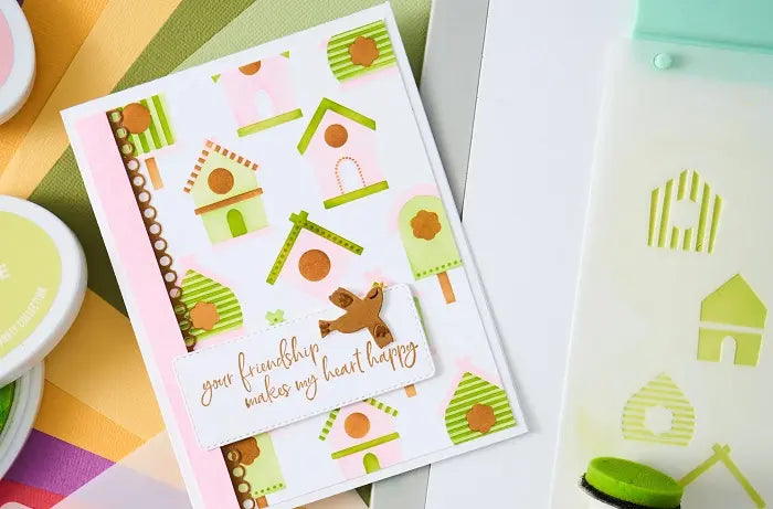 View 2 of Good Place to Land Layered Stencils (4 Pack) - Catherine Pooler - Sizzix