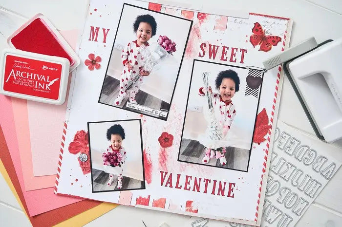 View 2 of Fine Line Alpha 01 Framelits Dies w/ Stamps - by 49 and Market - Sizzix