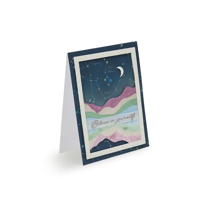 View 8 of Mountain High Creative Coordinations  A5 Clear Stamps (18 pack) w/ Framelits Die by Stacey Park - Sizzix