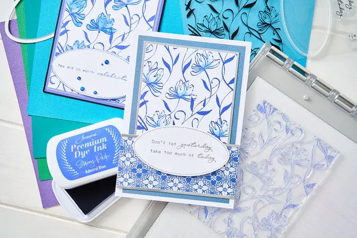 View 6 of Wall Flower Creative Coordinations A5 Clear Stamps (8 pack)  w/ Framelits Die by Stacey Park - Sizzix