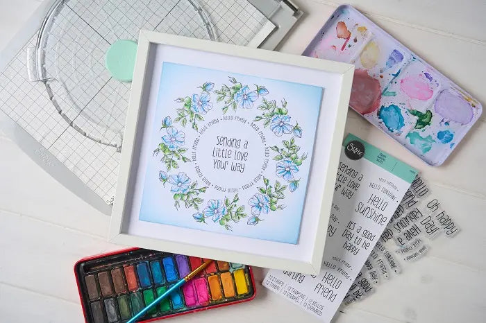 View 2 of Sending a Little Love Set Clear Stamps Set (13 pack) - Sizzix
