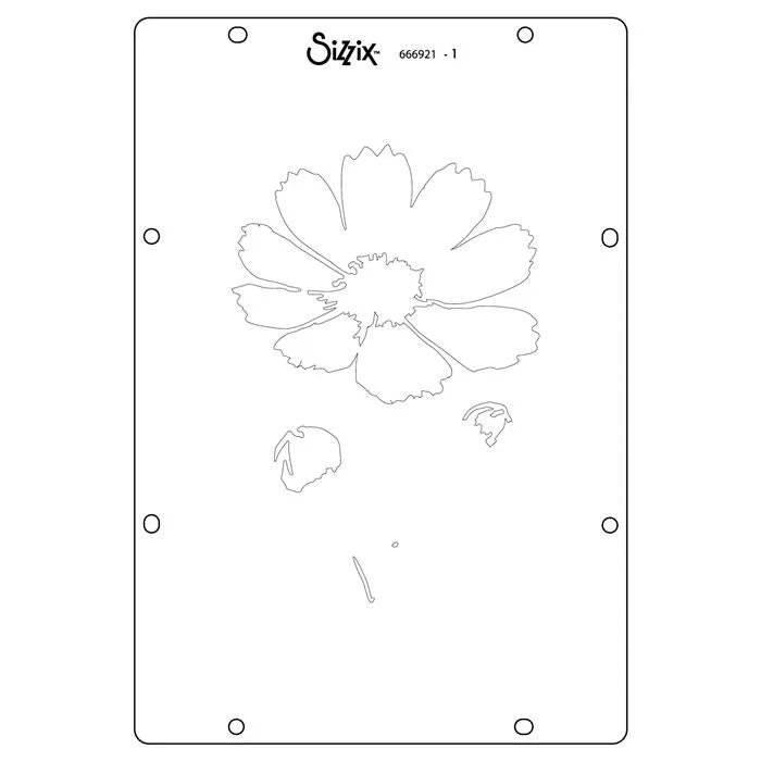 Cosmo Layered Stencils (4 pack) - Willow Wolfe - Sizzix