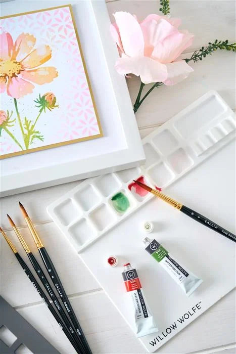 Cosmo Layered Stencils (4 pack) - Willow Wolfe - Sizzix