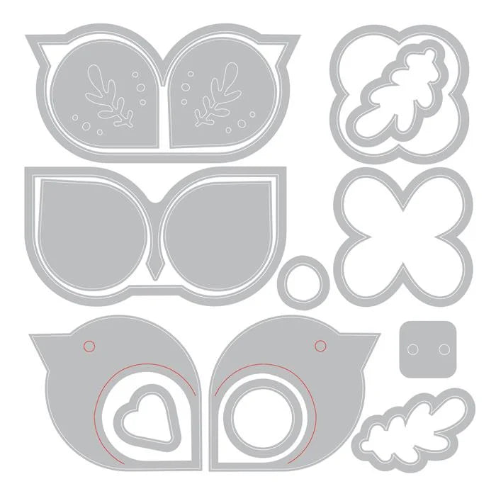Birds & Blooms #2 Framelits Die Set (15 pack) - Catherine Pooler - Sizzix