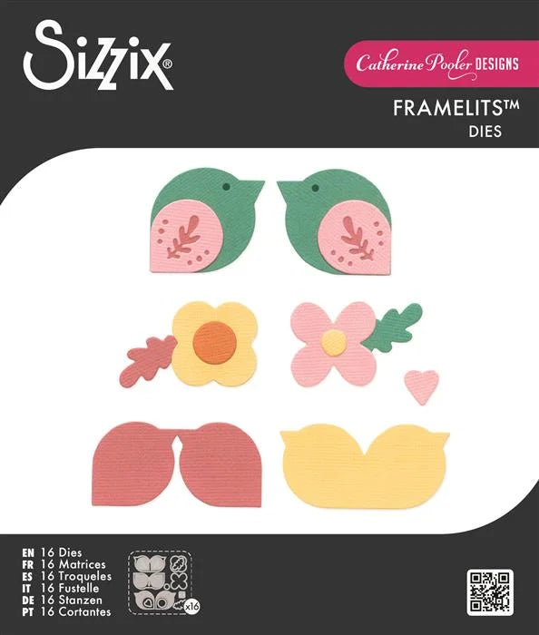Birds & Blooms #2 Framelits Die Set (15 pack) - Catherine Pooler - Sizzix