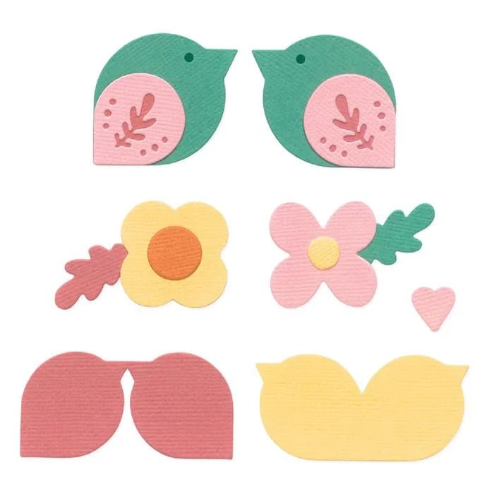 Birds & Blooms #2 Framelits Die Set (15 pack) - Catherine Pooler - Sizzix