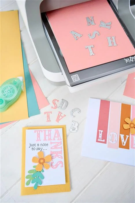 Folk Alphabet Thinlits Die Set (26 pack) - Catherine Pooler - Sizzix