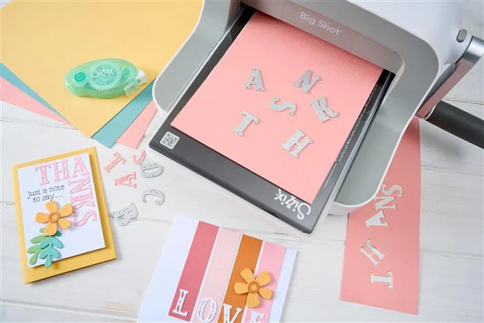 Folk Alphabet Thinlits Die Set (26 pack) - Catherine Pooler - Sizzix